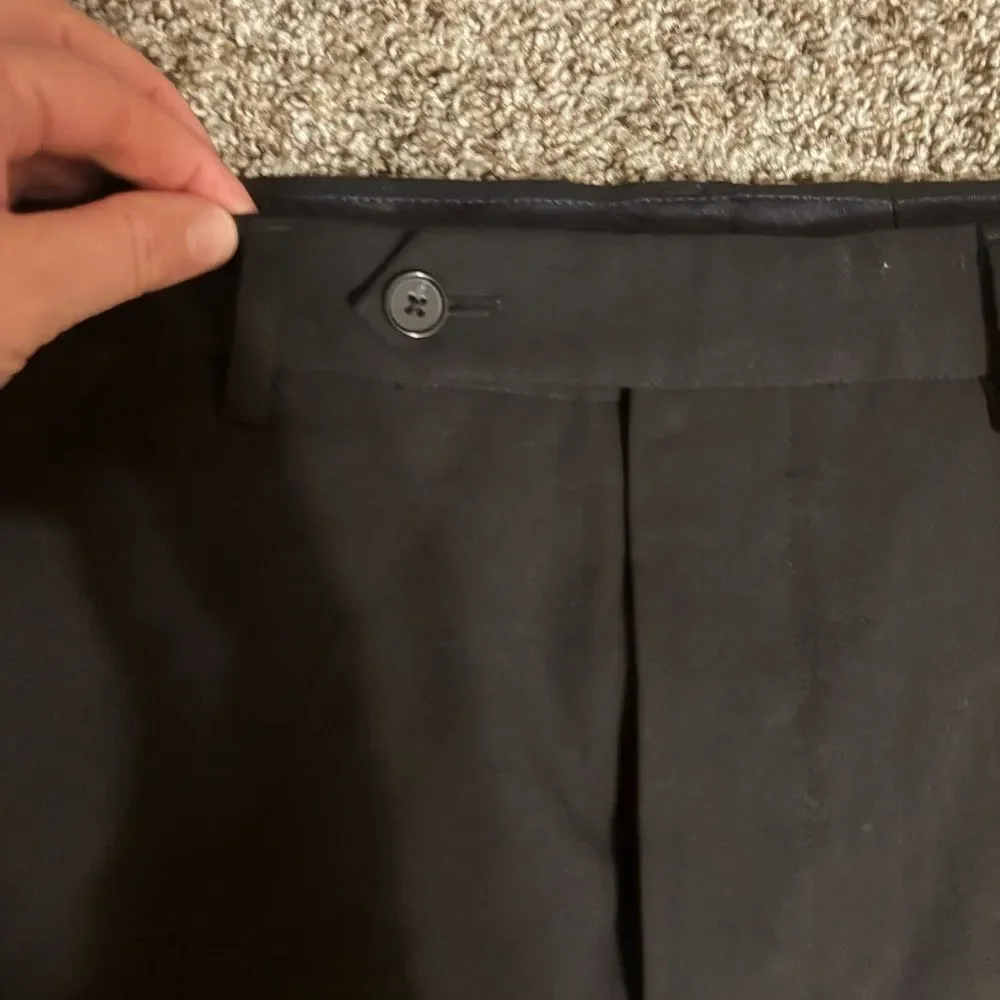 NAUTICA Men’s Dress Pants Size 36x32 | Black | Modern Fit | Bi-Stretch Fabric